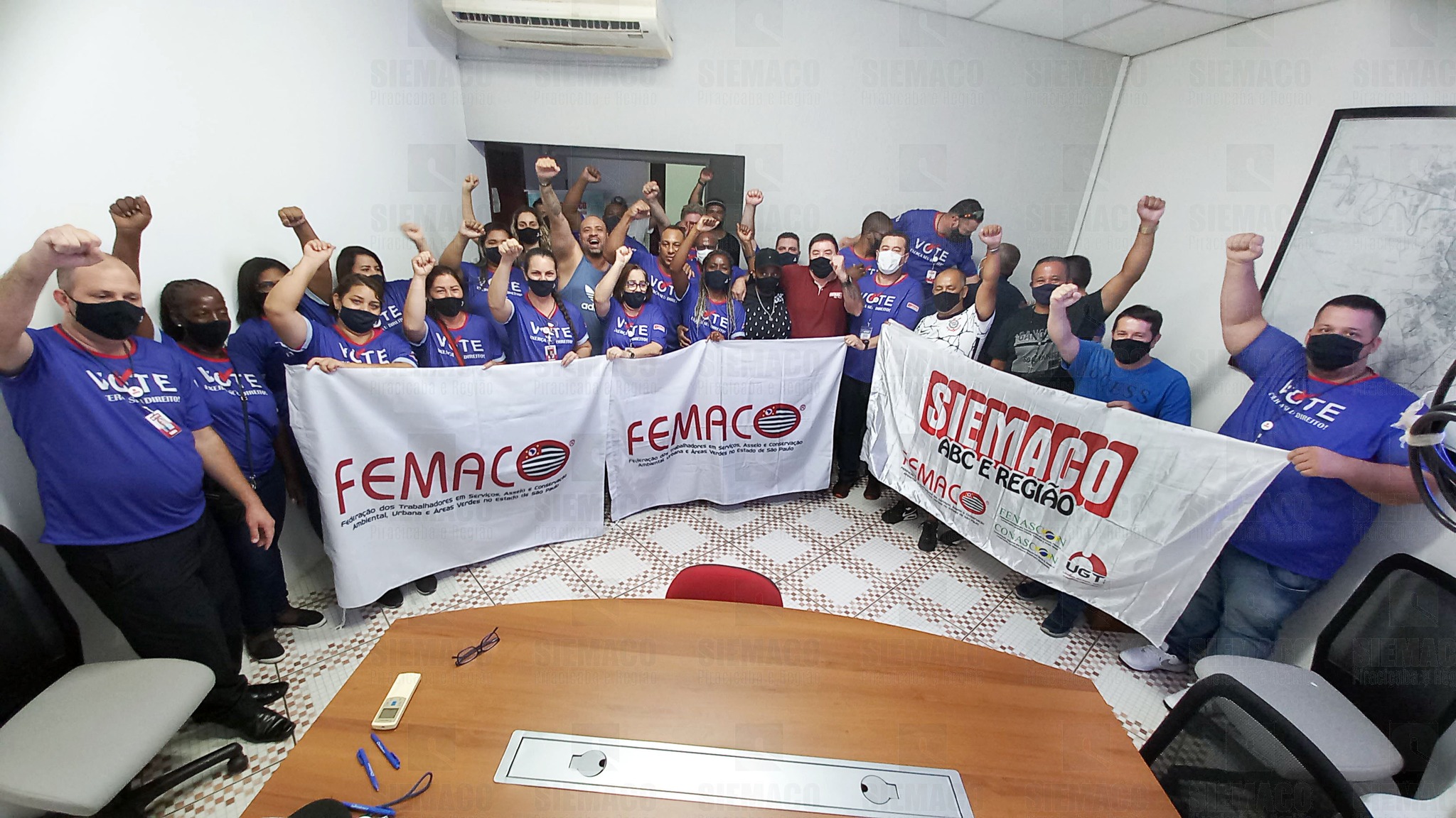 Trabalhadores do Asseio, Conservação, Limpeza Urbana e Áreas Verdes elegem nova diretoria do Siemaco Piracicaba e Região